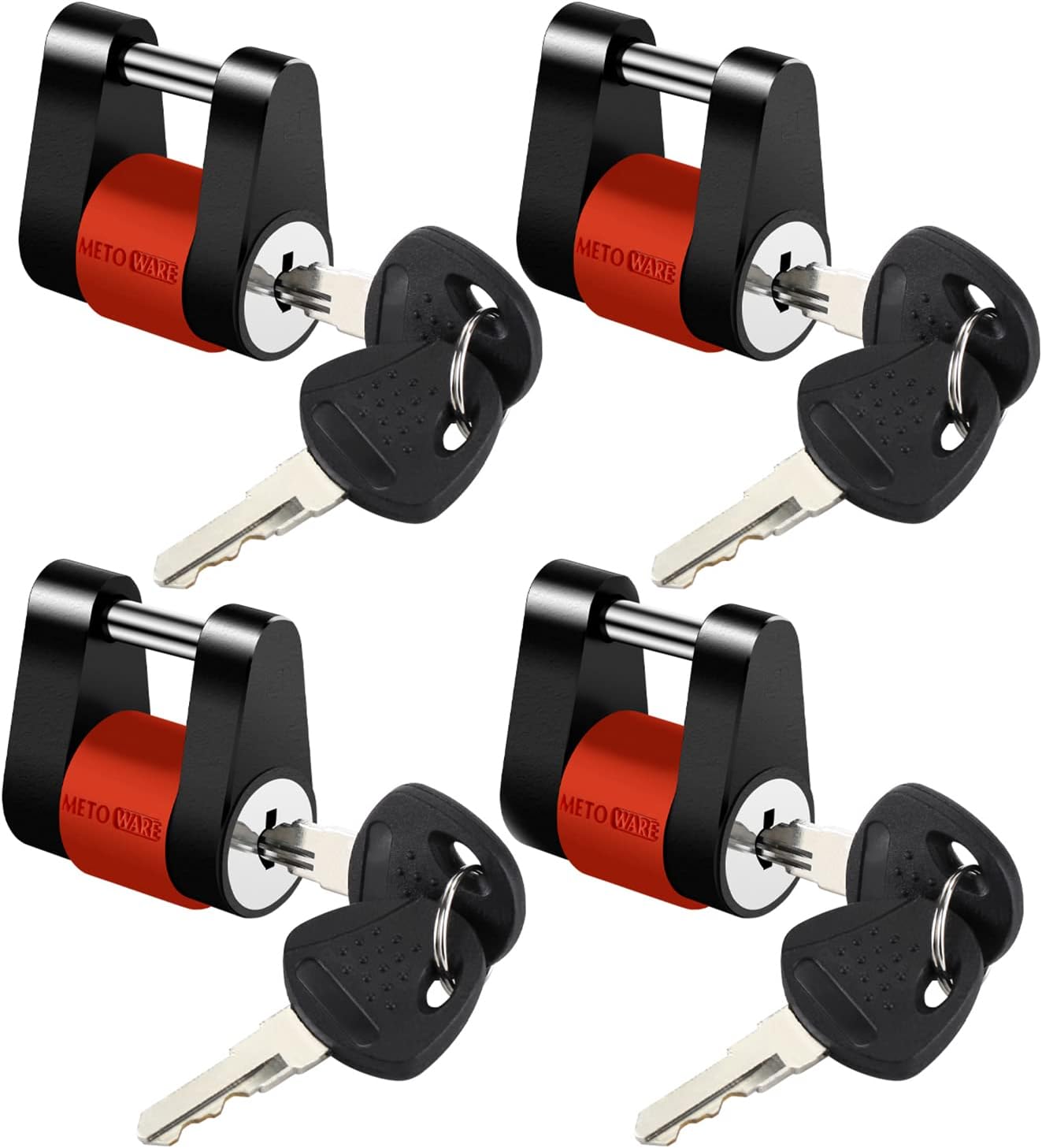 METOWARE Keyed Alike Trailer Coupler Lock for Secure Towing
