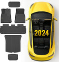 G-PLUS TPE Floor Mats 6PCS for Tesla Model Y 5-Seat - All Weather