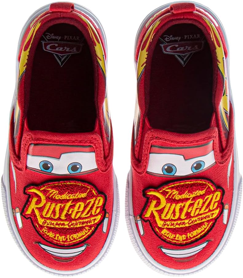 Disney Cars Lightning McQueen Sneakers for Boys - Slip-On Style