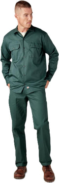 Comfortable Men's Long Sleeve Work Shirt by Dickies for Tough Tasks