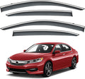 Vesul Outside Mount Tape-on Polycarbonate Rain Guards for Honda Accord