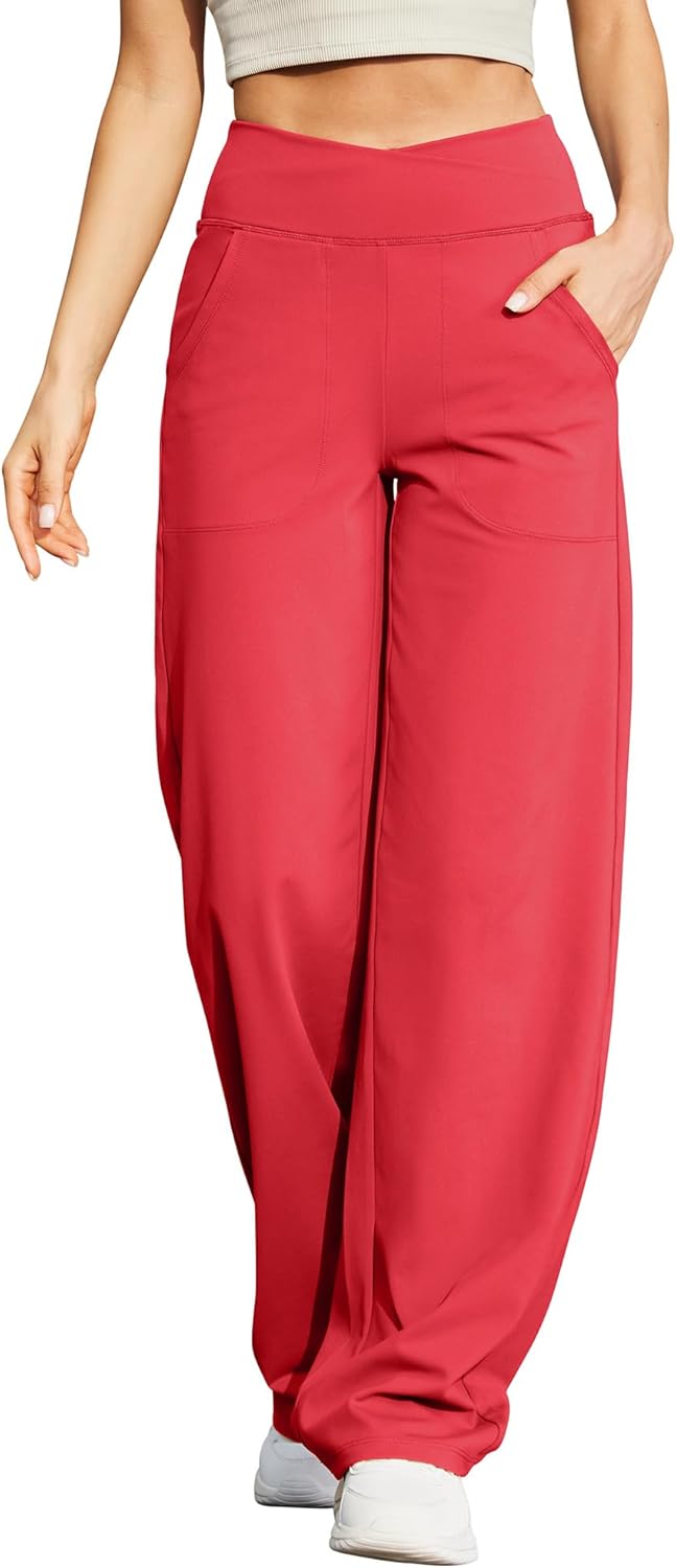 G4Free Wide Leg Pants for Women - Comfortable Yoga Trousers