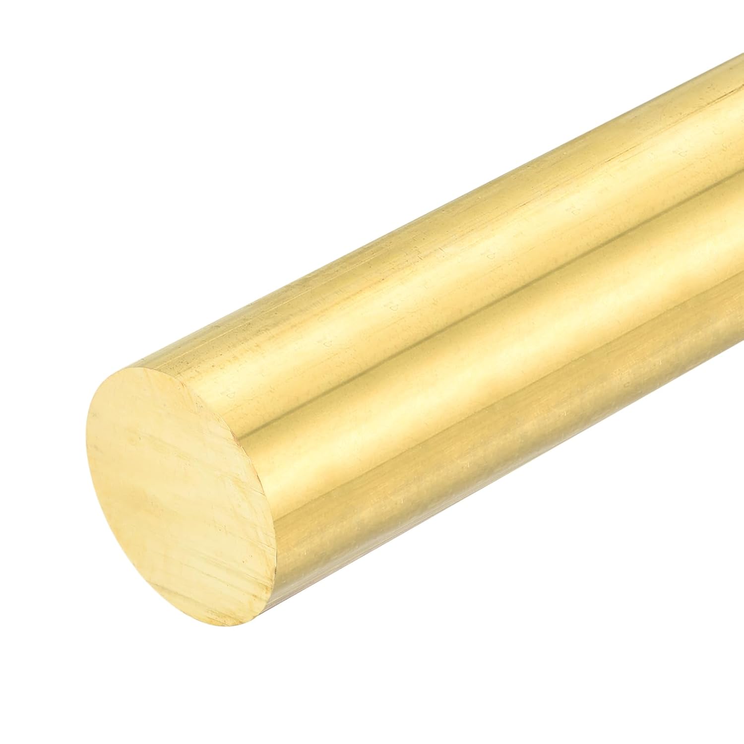 Brass Solid Round Rod 1 1/2in Dia 4in Length for DIY Crafts