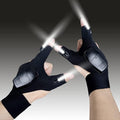 LED Flashlight Glove Hands Free Light Gloves for Repairing & Outdoor