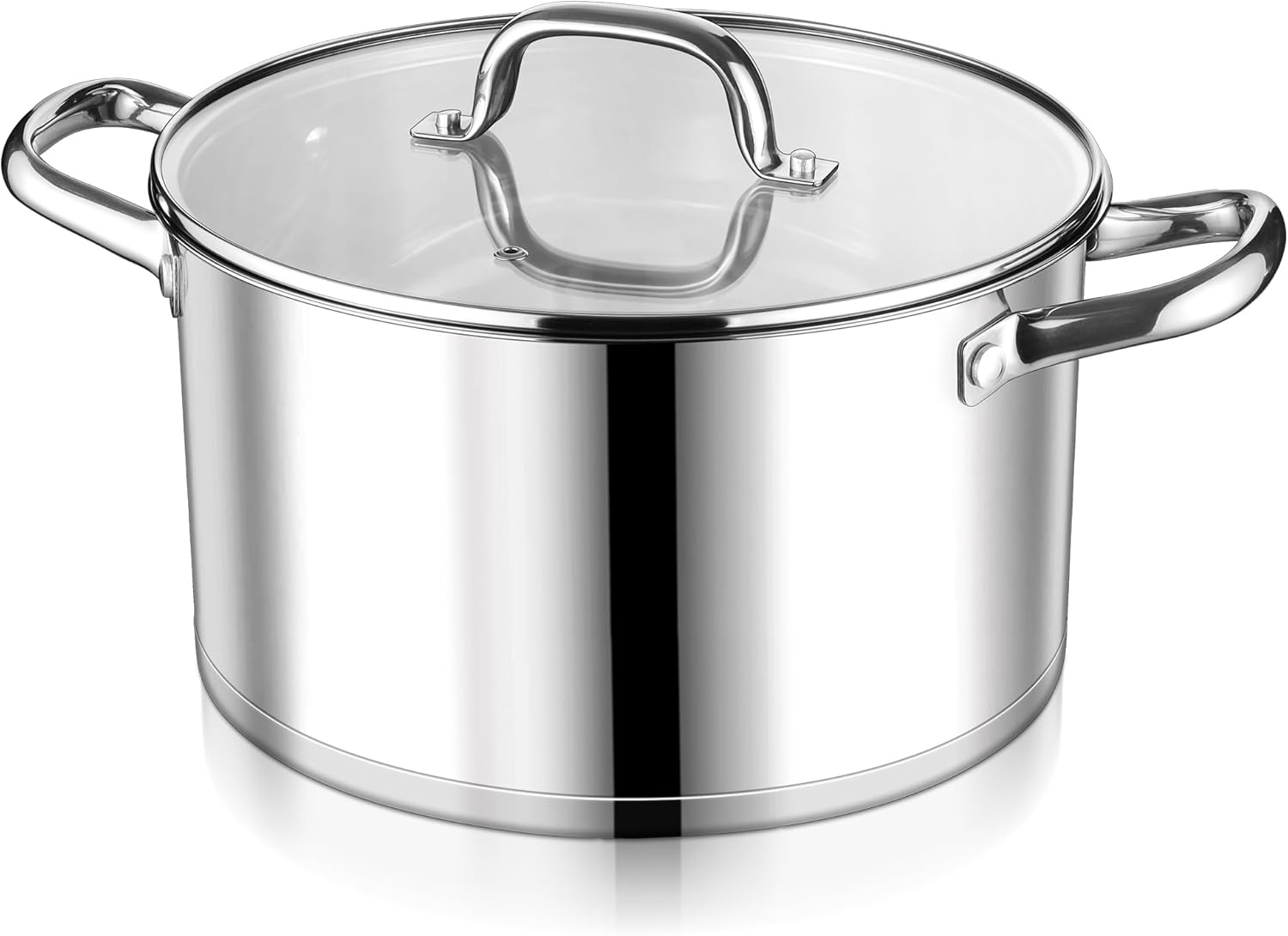 LIANYU 8 QT Stainless Steel Stock Pot for Home Kitchen Cooking