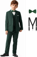 Boys Formal Dress Suits 5 Piece Slim Fit Kids Suit Set - Slim Fit