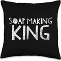 Proud Soap Maker Throw Pillow