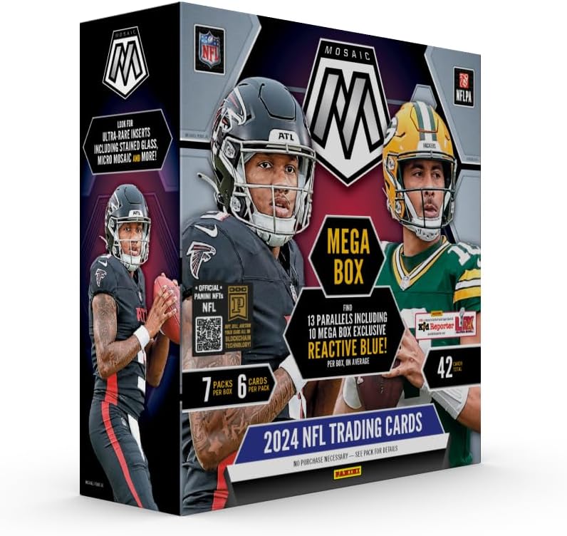 2024 Panini NFL Mosaic Football Trading Cards Mega Box Review