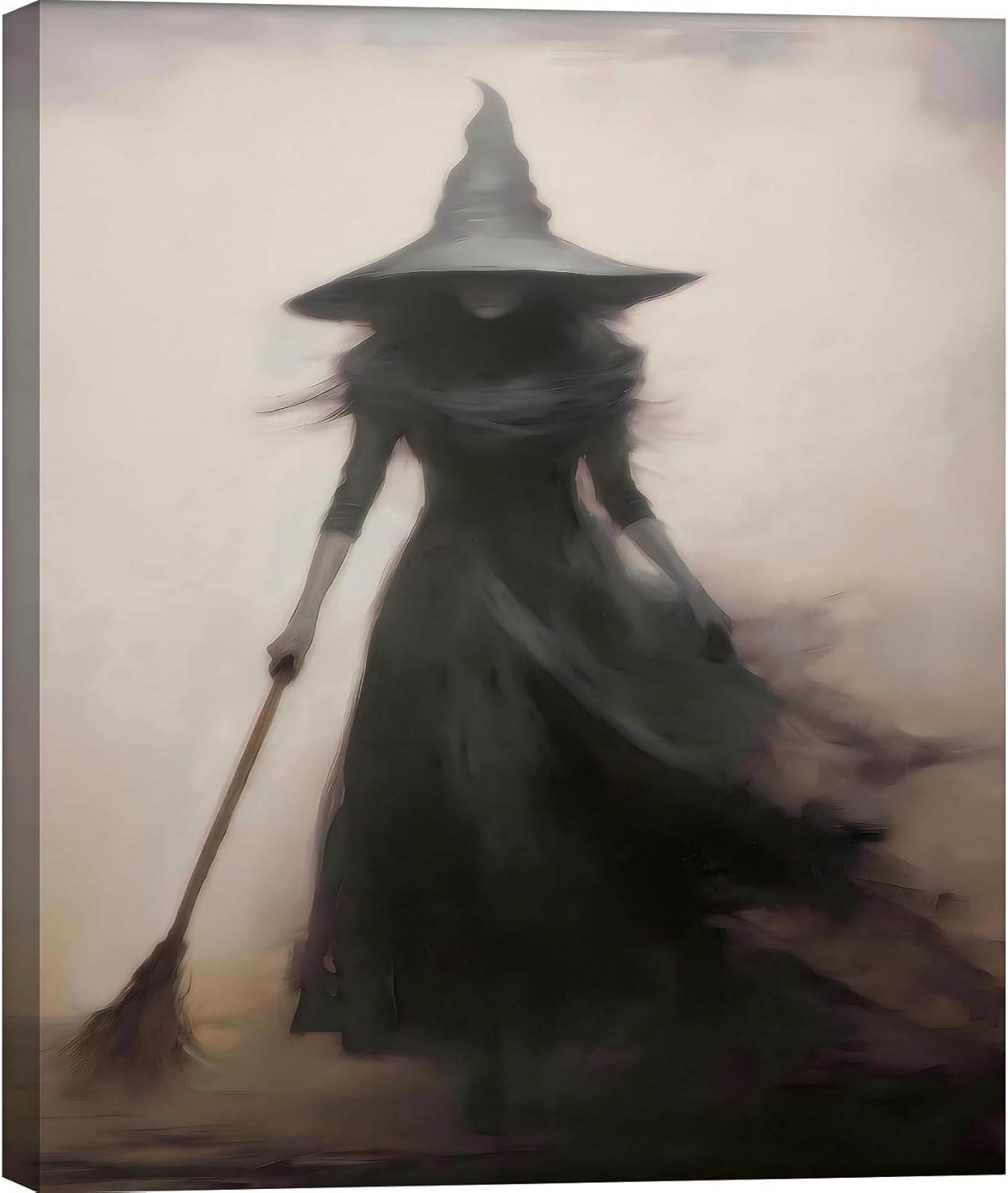 Dark and Moody Canvas Wall Art for Halloween Decor 24x36