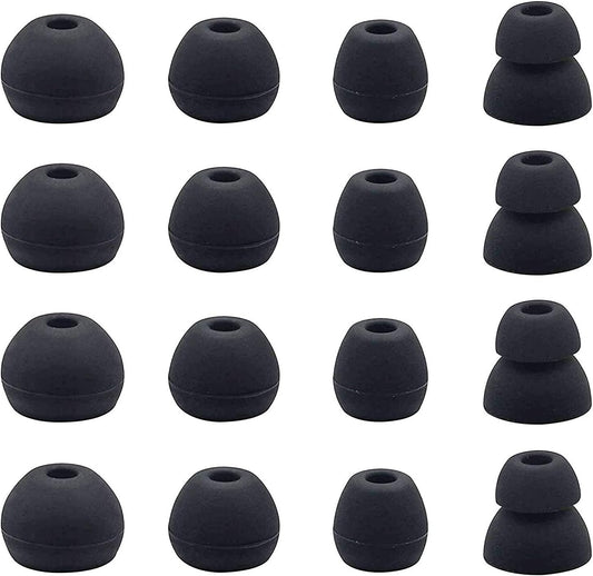 Comfort & Fit: BLLQ Black Ear Tips 8 Pairs