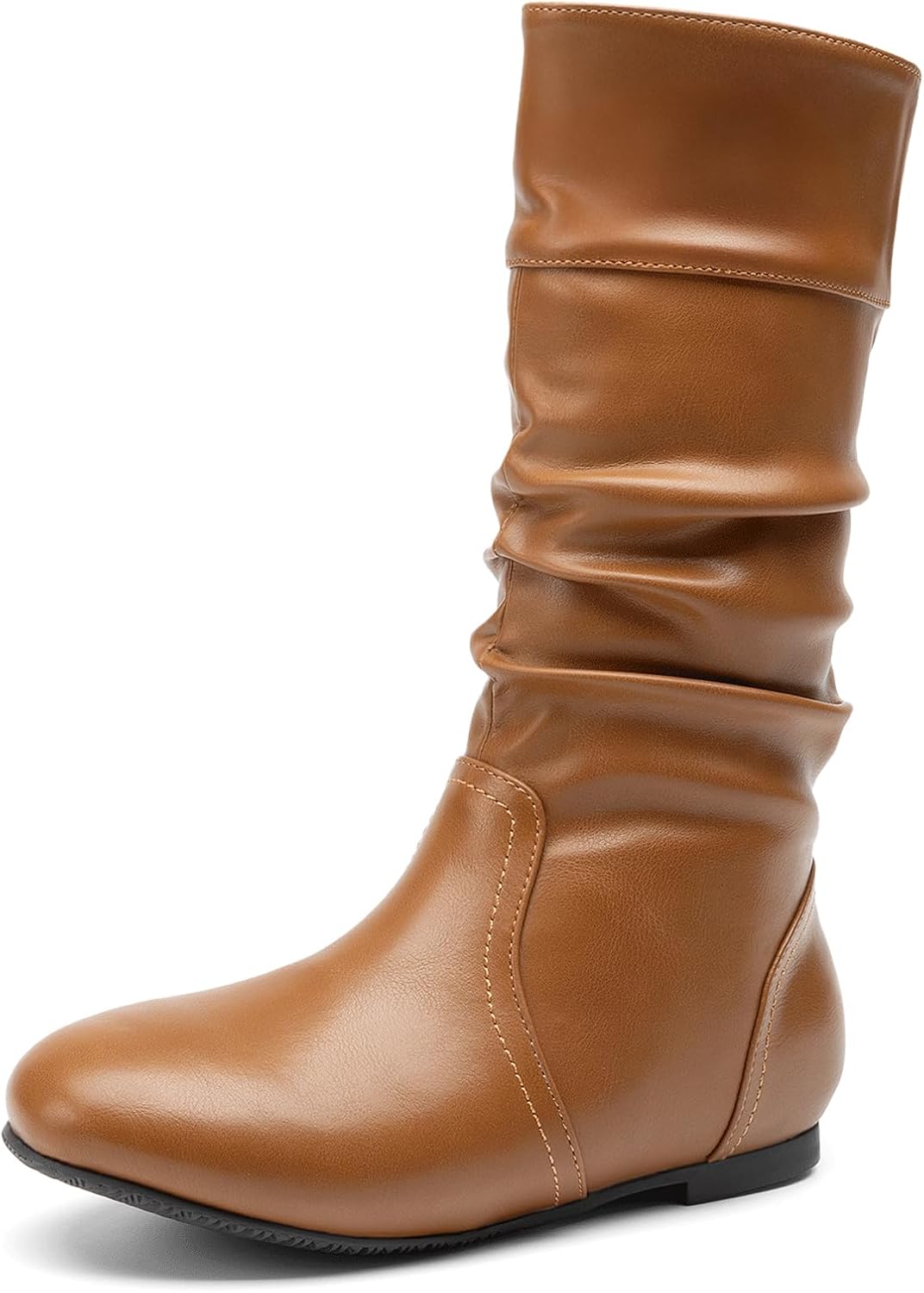 DREAM PAIRS Girl's Faux Fur Lined Knee High Winter Boots