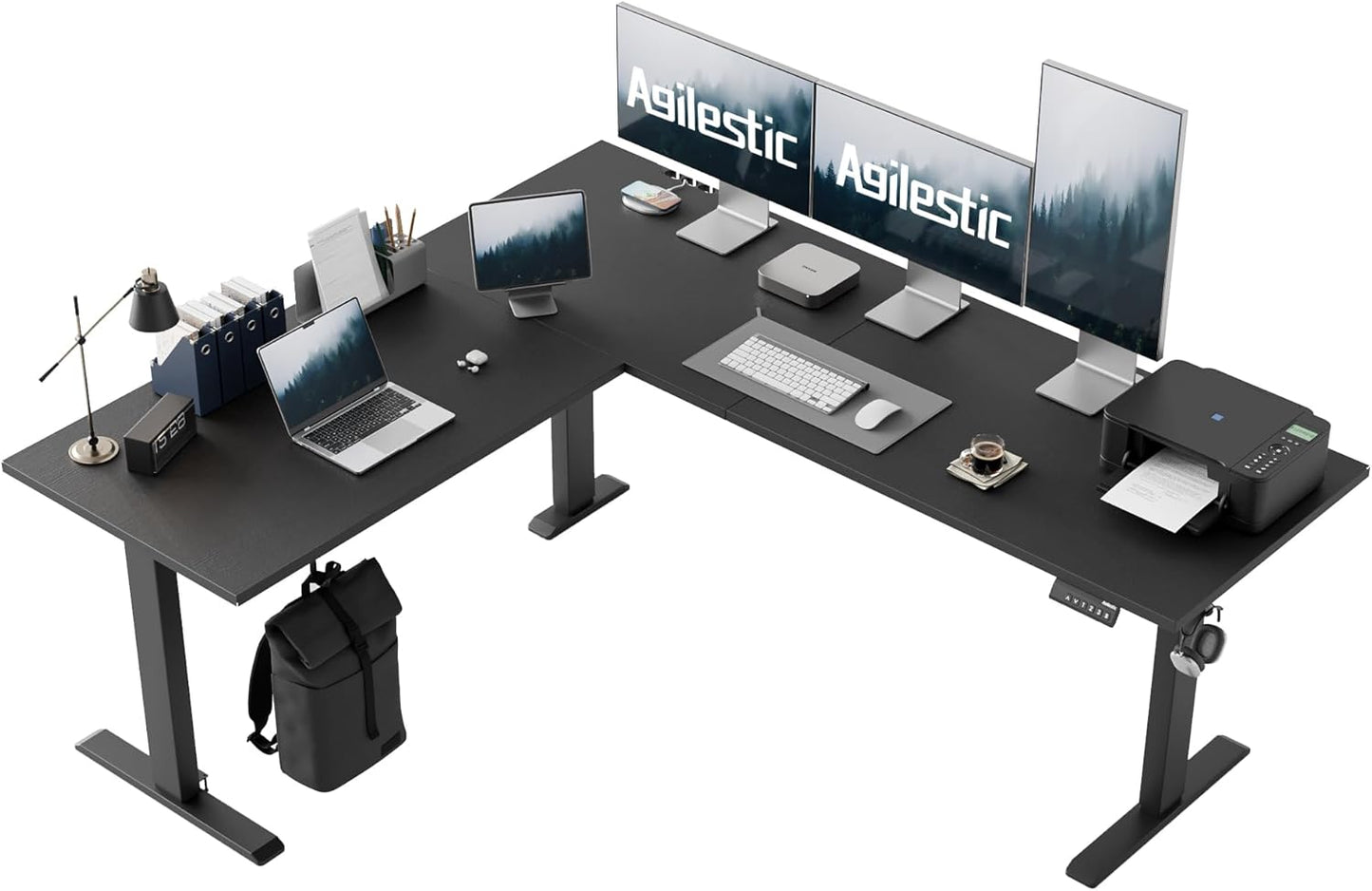 Agilestic 75 Inch L Shaped Standing Desk for Ultimate Comfort