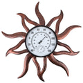 26ft Large Outdoor Thermometer Hygrometer - Retro Metal Wall