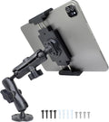 Aluminum Heavy-Duty Dual Arm Tablet Mount with 360 Rotation