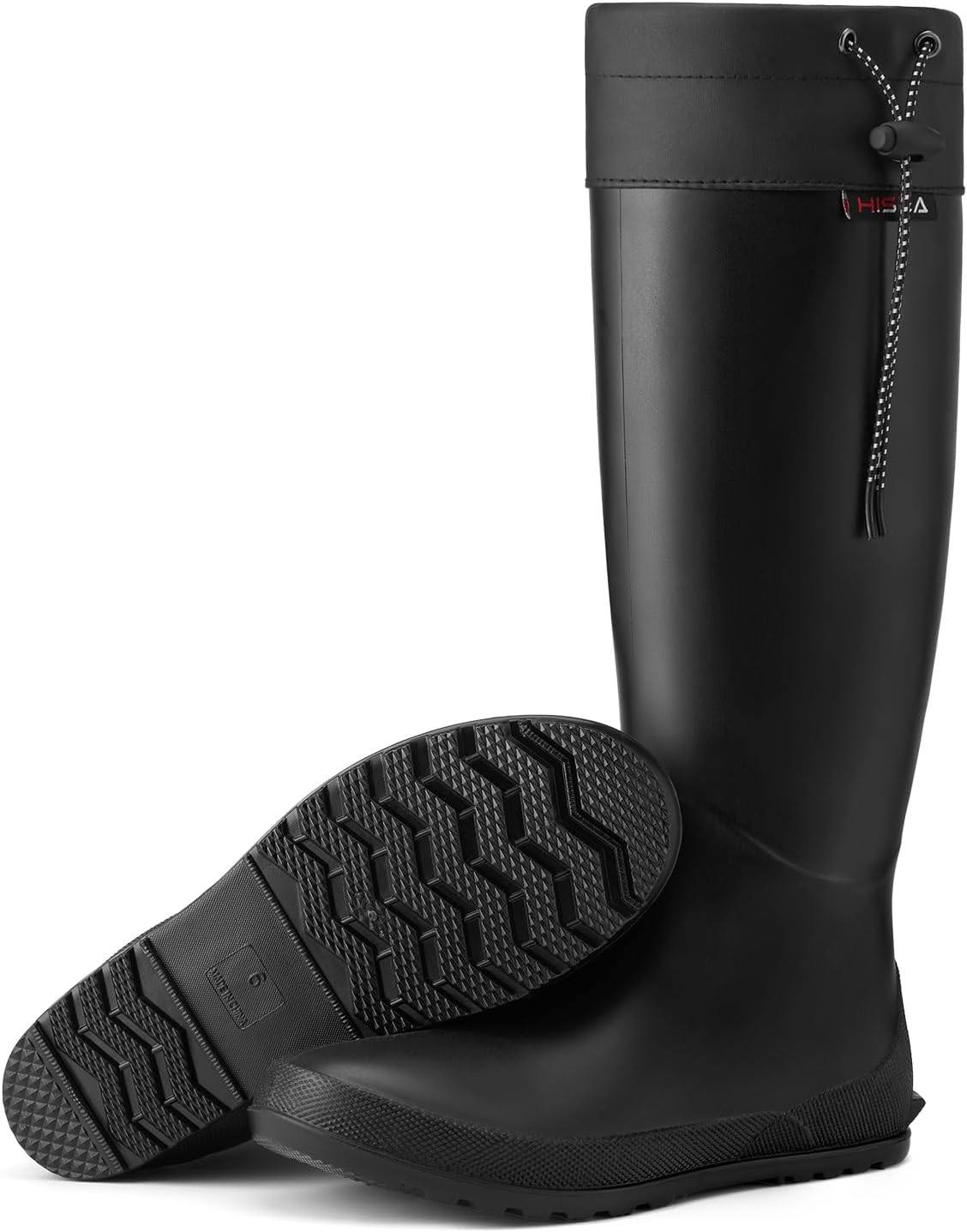 HISEA Womens Rubber Rain Boots: Lightweight Waterproof Garden Boots