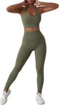 Womens 3 Piece Workout Set with Jacket - Seamless Sculpting Fit