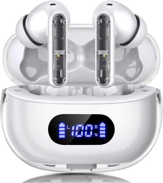 ByDTOOPCBD Pro Wireless Earbuds: Clear Calls, Comfort Fit, Waterproof, 30H Playtime