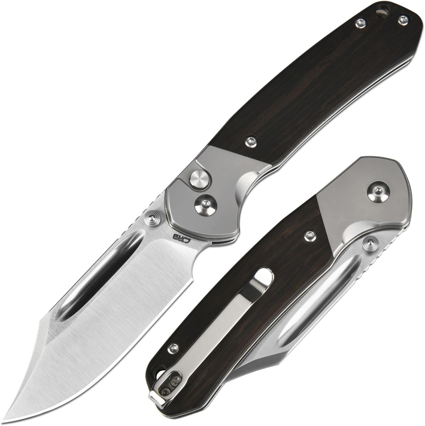 CJRB Bowie Pyrite Pocket Knife: EDC Folding Knife for All