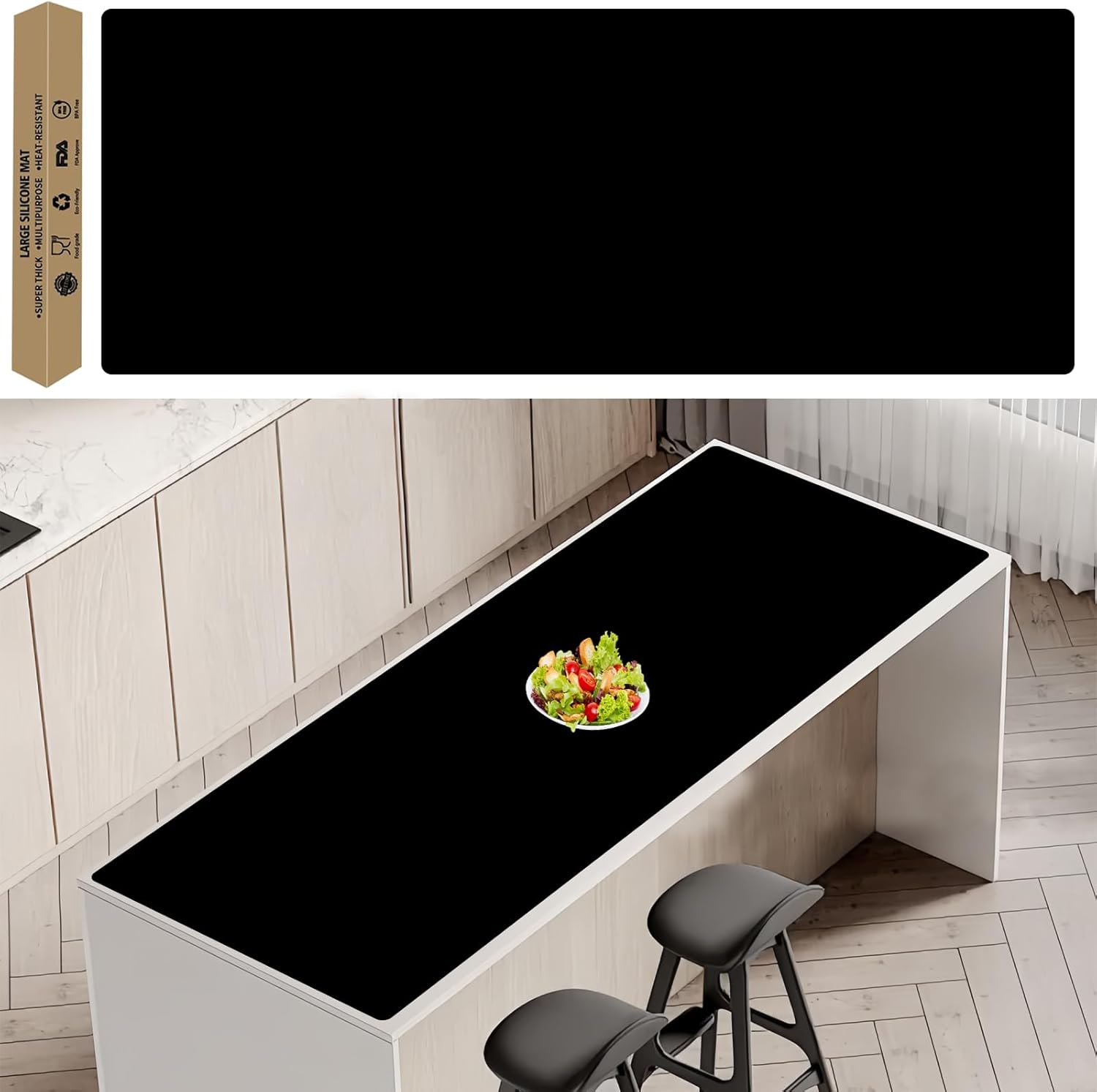 Extra Large Silicone Mat for Kitchen Counter Protection