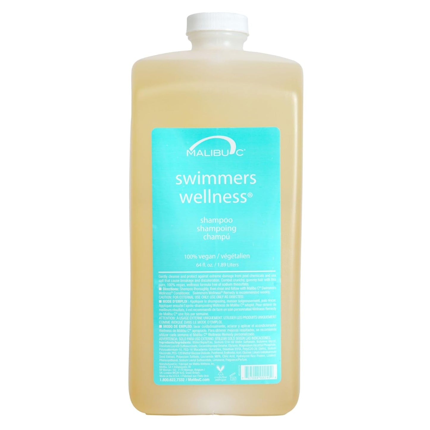 Malibu C Swimmers Wellness Shampoo for Chlorine Damage Protection