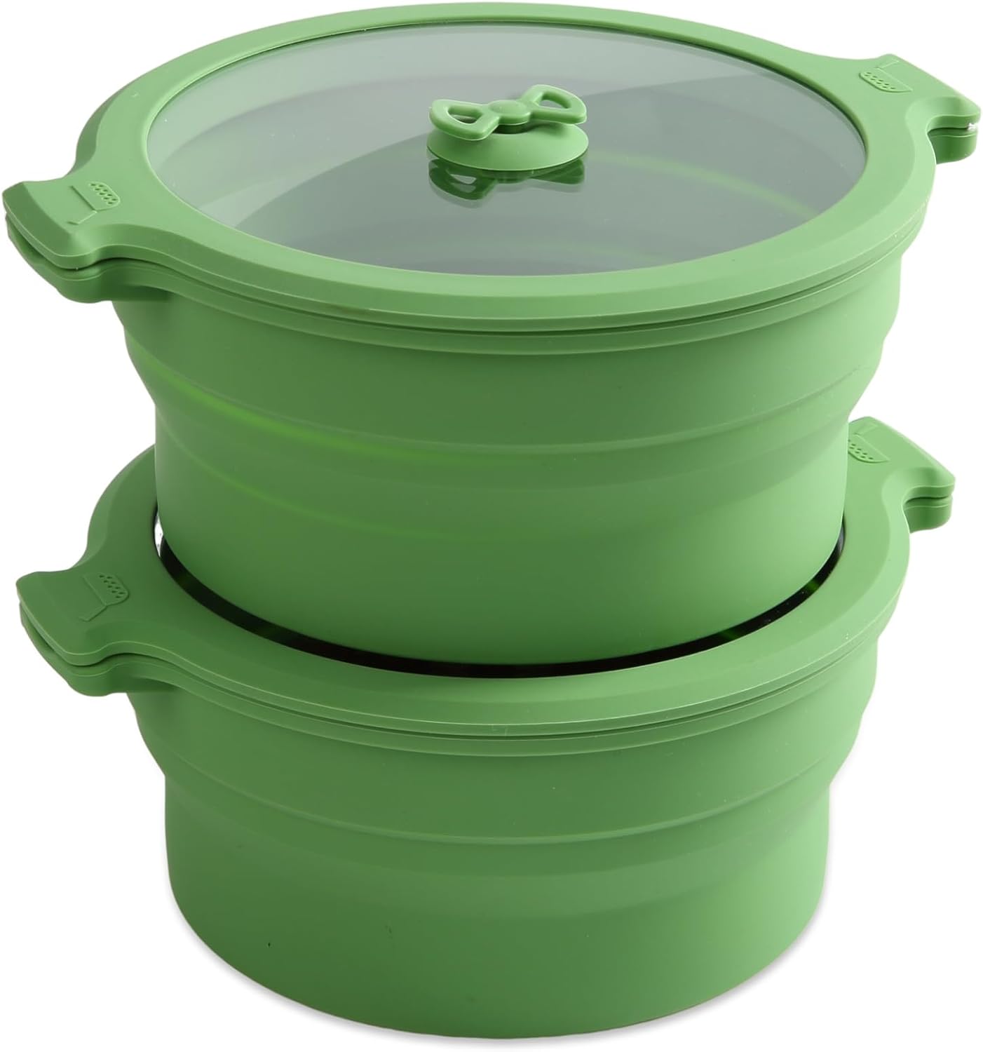 Collapsible Steamer & Storage Set for Easy Cooking!