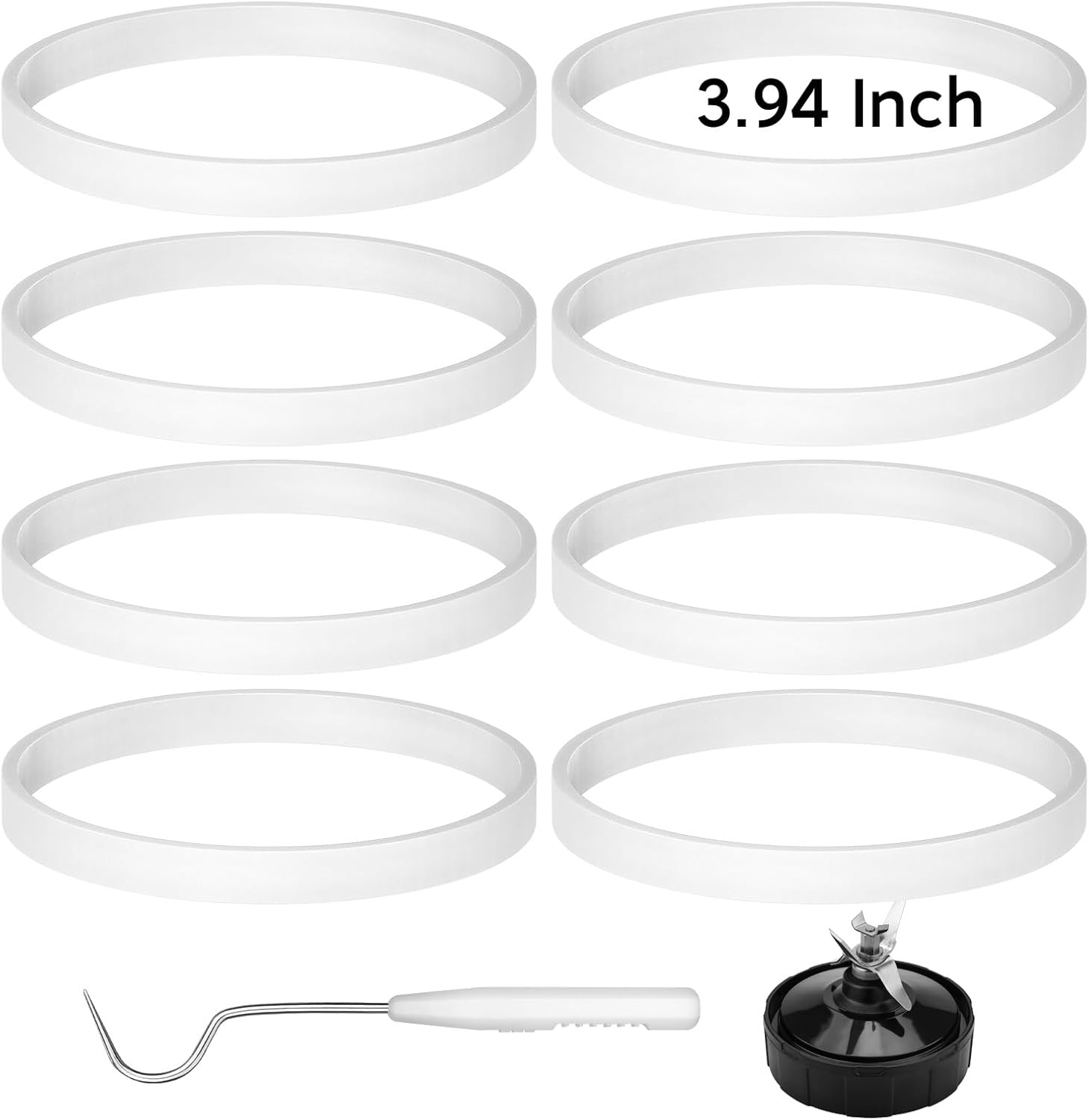 Ninja Blender Seal Gasket Set - 8 Pcs for Perfect Sealing
