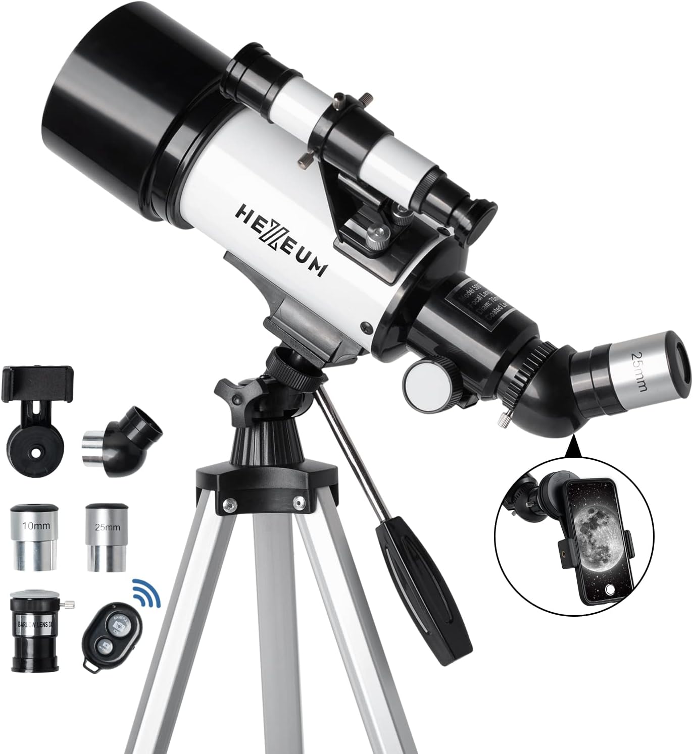 Telescope for Kids & Adults - 70mm Aperture 500mm AZ Mount