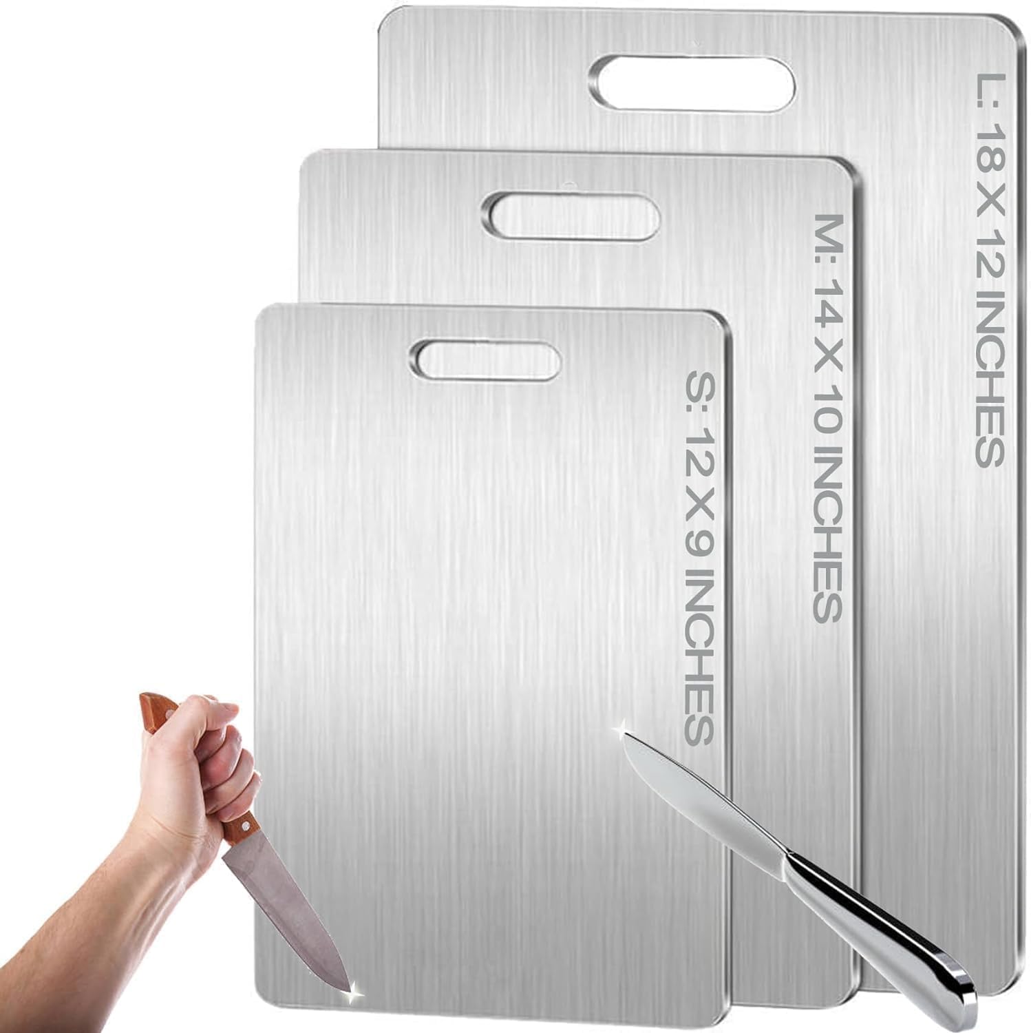 Titanium Cutting Board - 100% Pure Durable Kitchen Essential