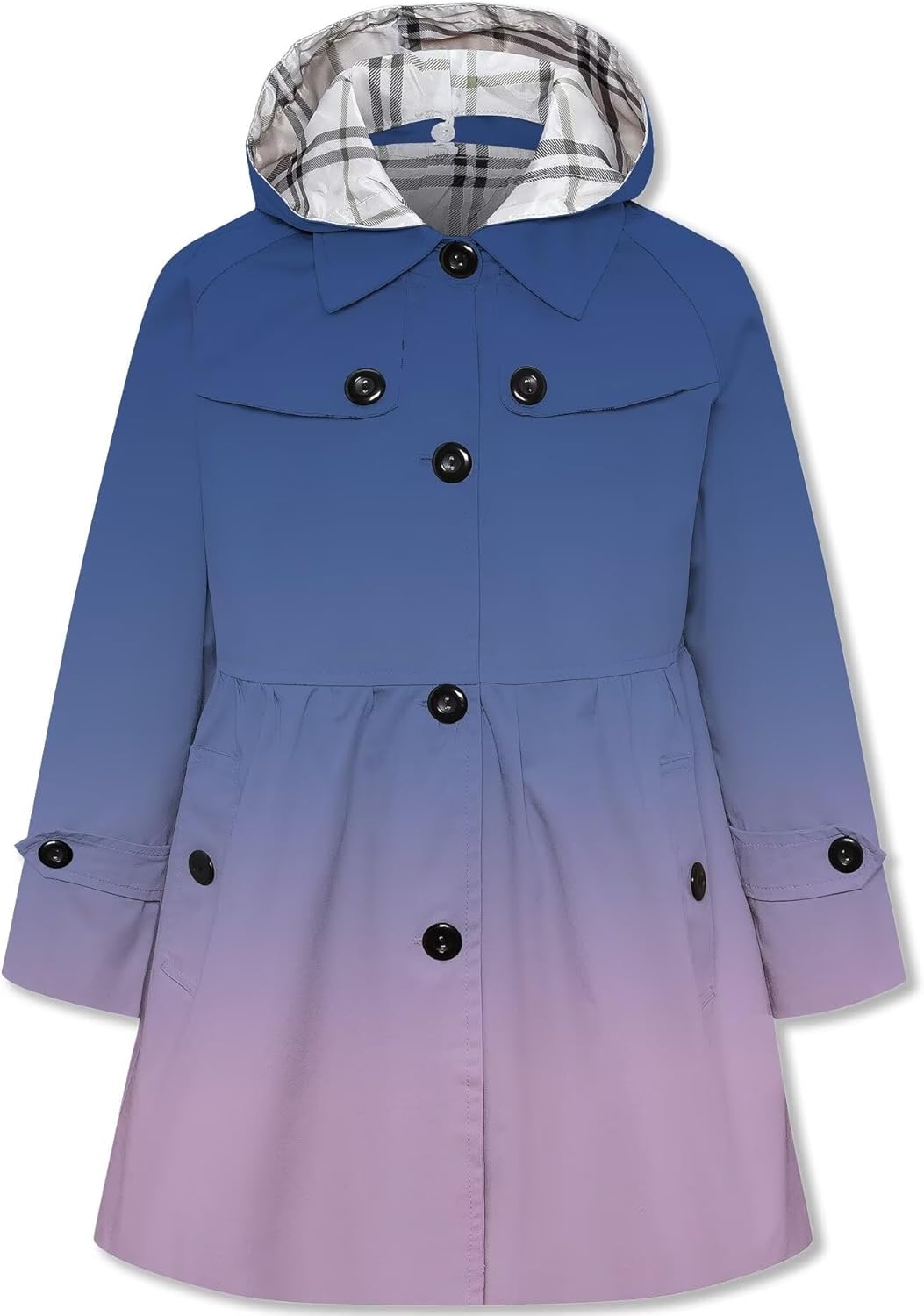 Stylish Girl's Single Breasted Trench Coat for All Seasons