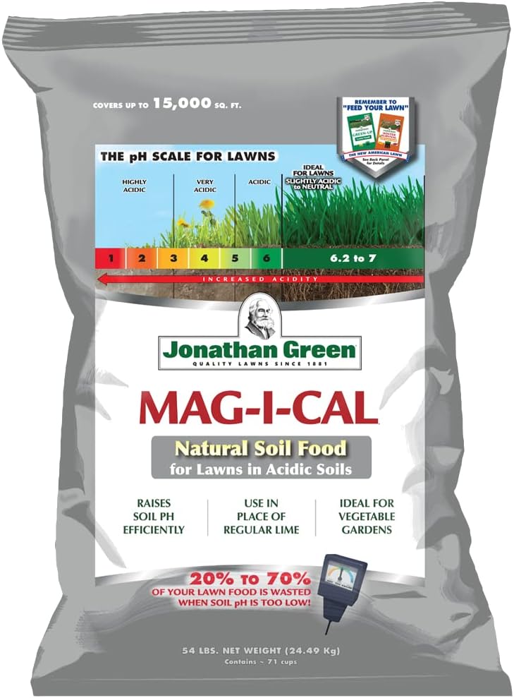 Mag-i-Cal Pelletized Calcium Fertilizer for Healthy Lawns