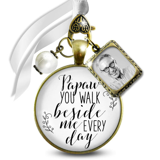 Bouquet Charm for Wedding Memory Keepsake with Photo Frame
