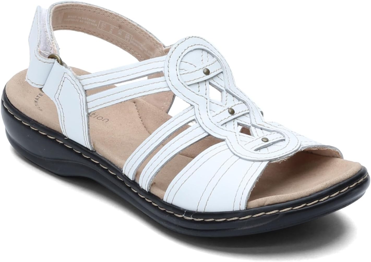 Clarks Women's Leisa Janna Sandal with Ortholite Comfort Features