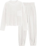 PRETTYGARDEN Two Piece Sweater Set for Women - Cozy Fall Tracksuit