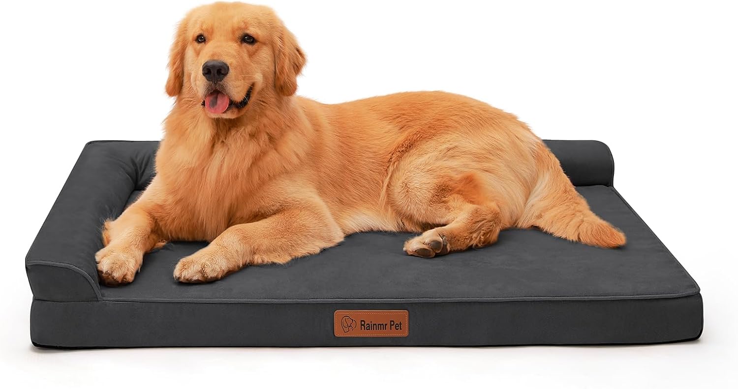 Orthopedic Dog Beds for Large Dogs with Memory Foam Support