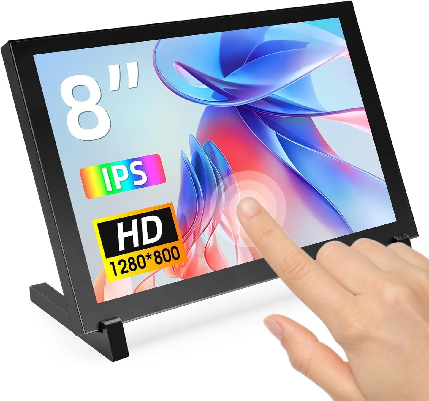 ELECROW 8 Inch Touchscreen Monitor for Raspberry Pi and More