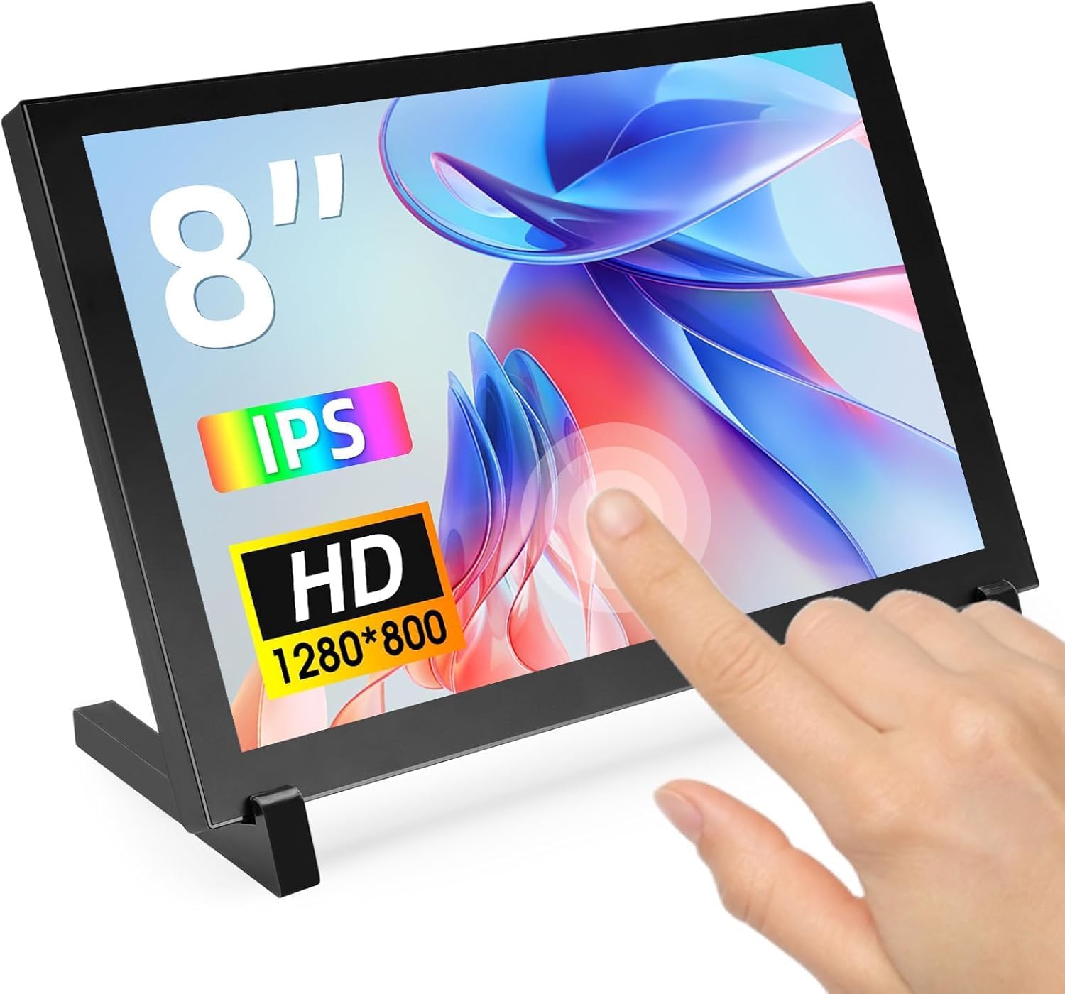 ELECROW 8 Inch Touchscreen Monitor for Raspberry Pi and More