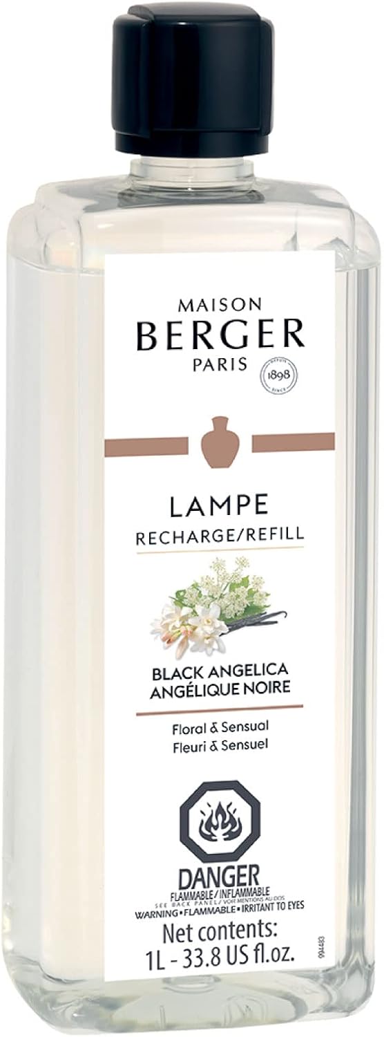 Black Angelica Lampe Berger Fragrance Refill for Home Use
