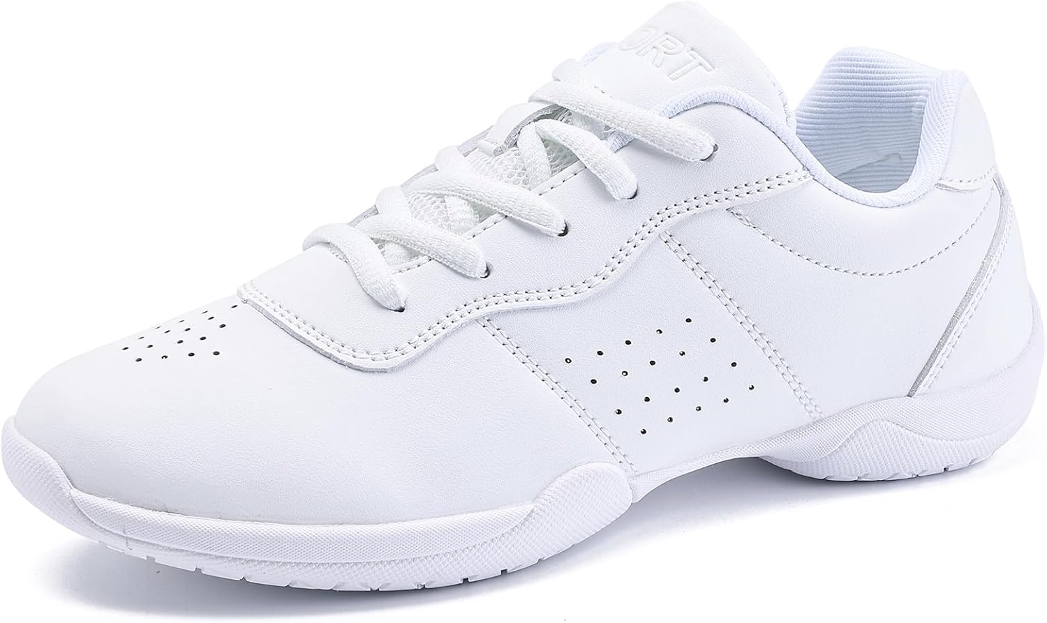 Lightweight White Cheer Shoes for Girls and Women Athletic Use