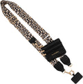 Original Clip and Go Phone Strap (Leopard - Black Pouch) - Hands-Free