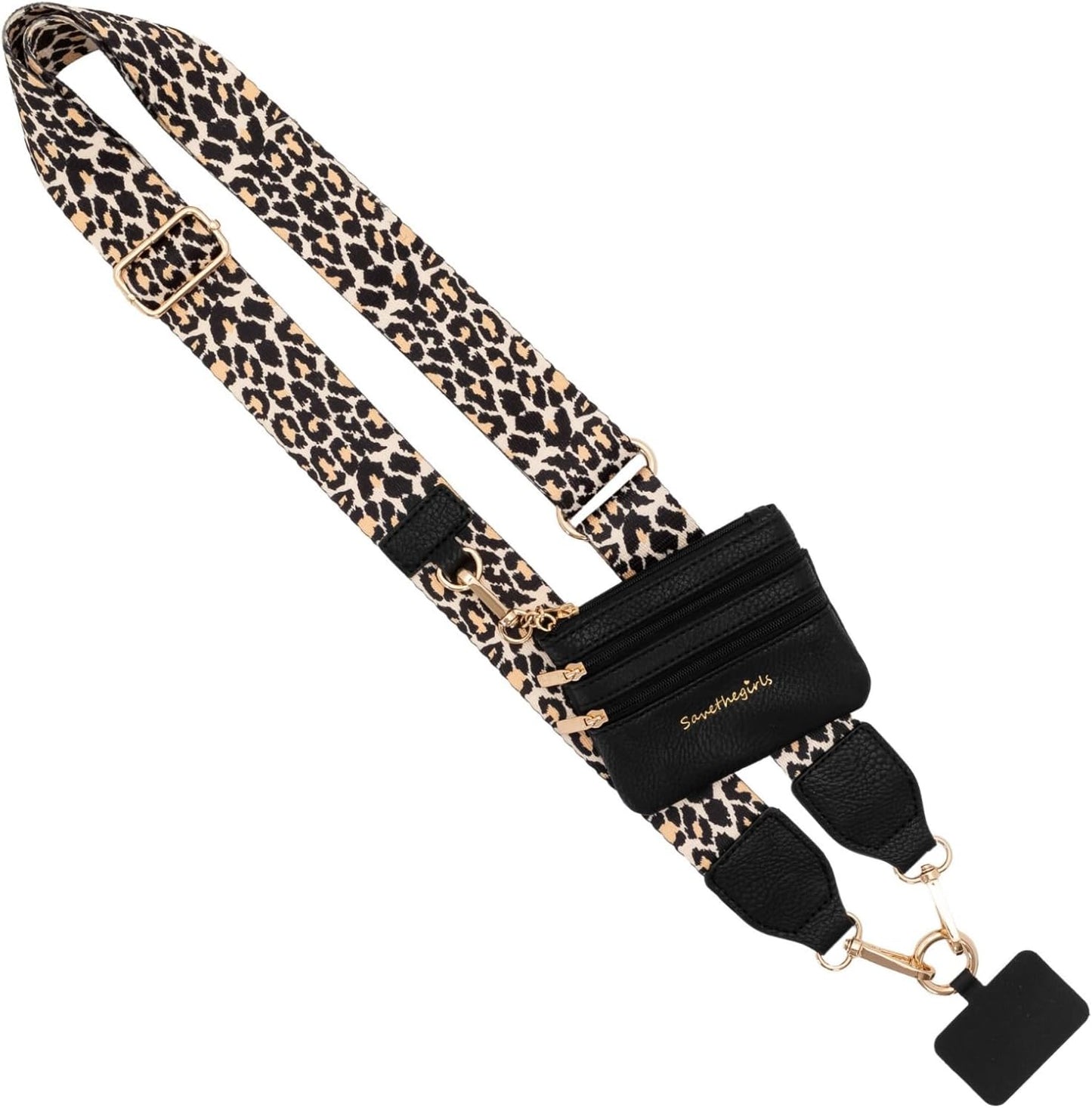 Original Clip and Go Phone Strap with Zipper Wallet Pouch