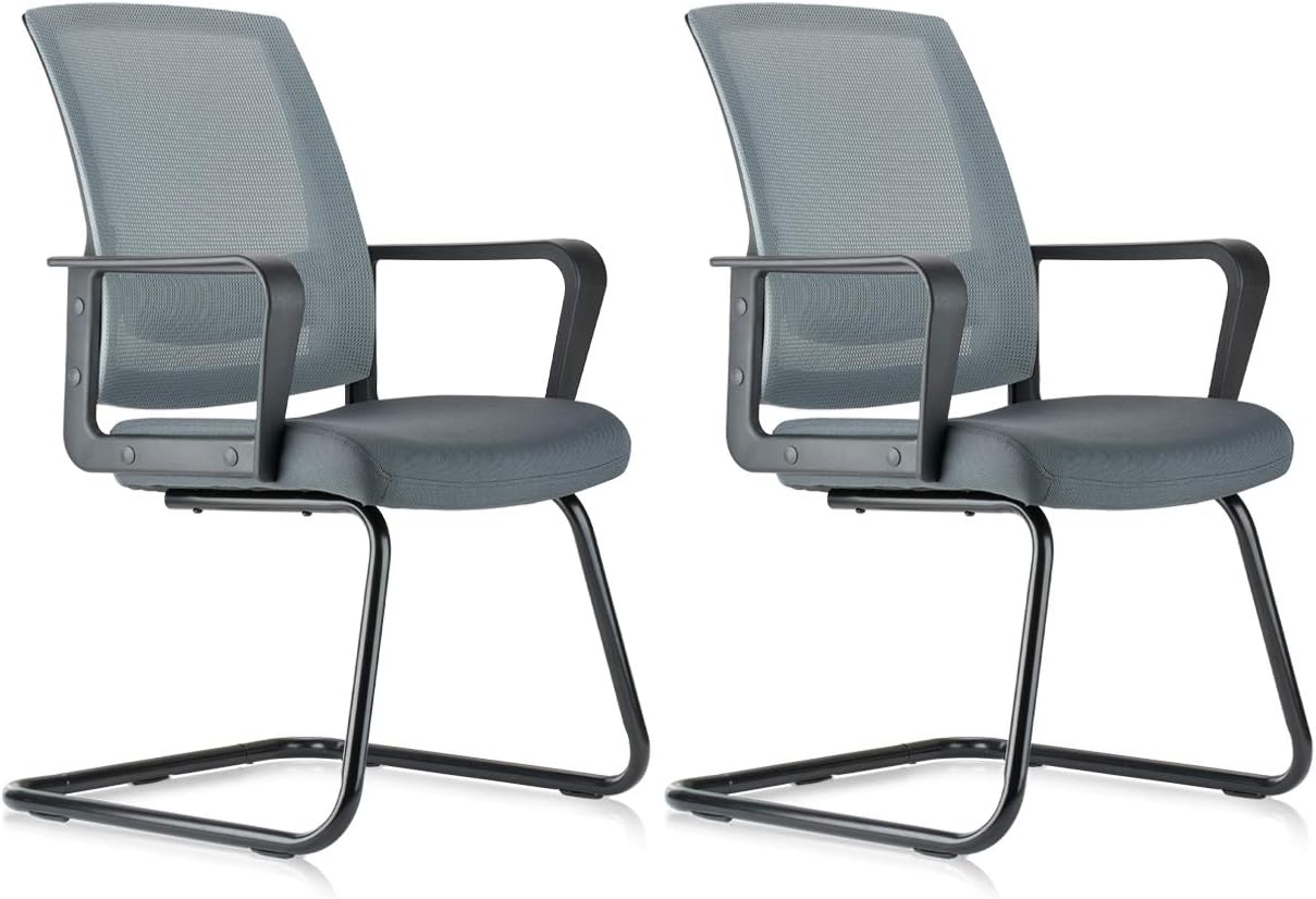 CLATINA Office Guest Chair with Lumbar Support for Comfort