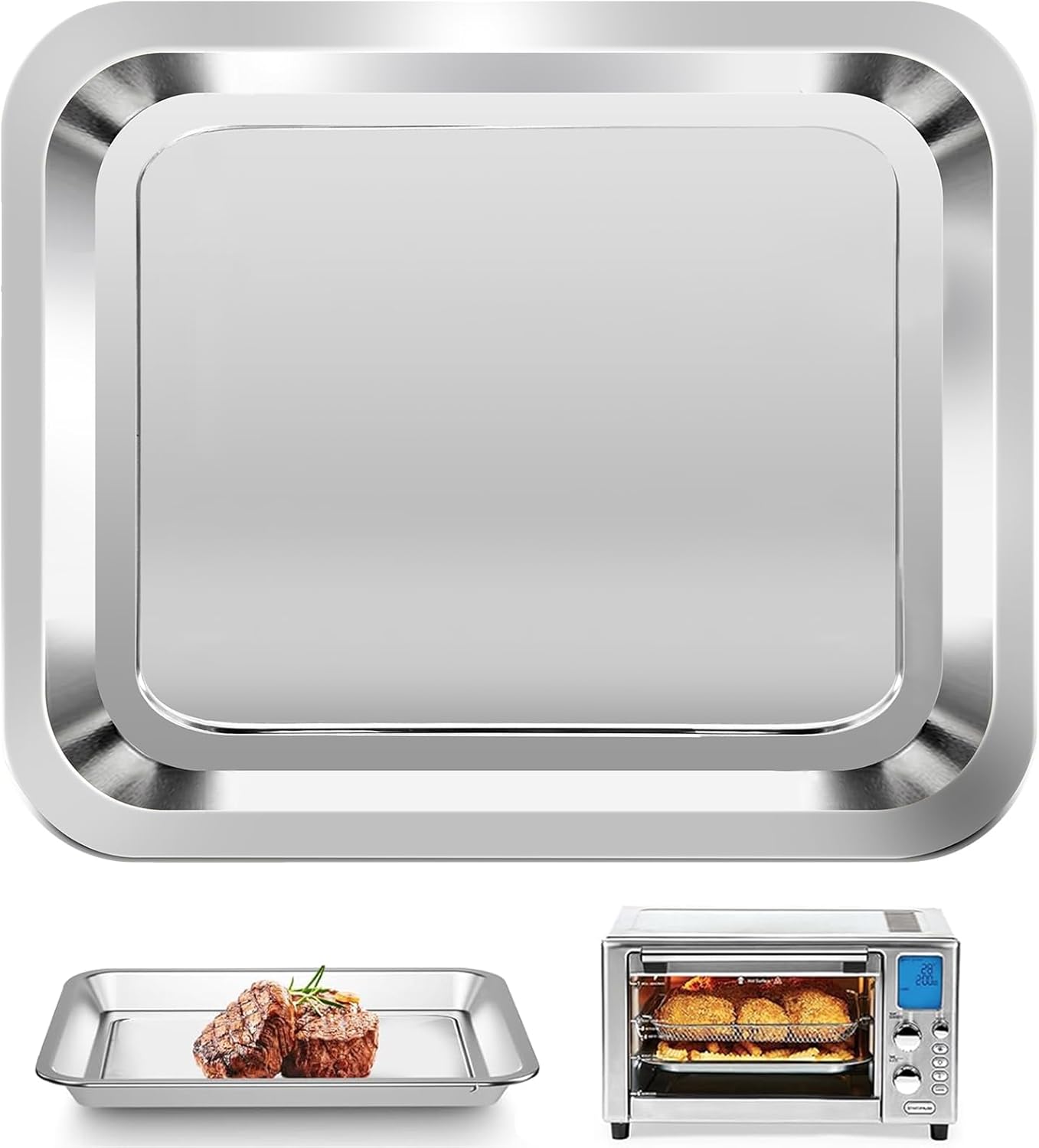 Stainless Steel Grill Pan for Emeril Air Fryer