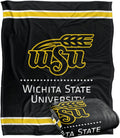 Wichita State University Silky Touch 60in x 80in Throw Blanket - Ultra