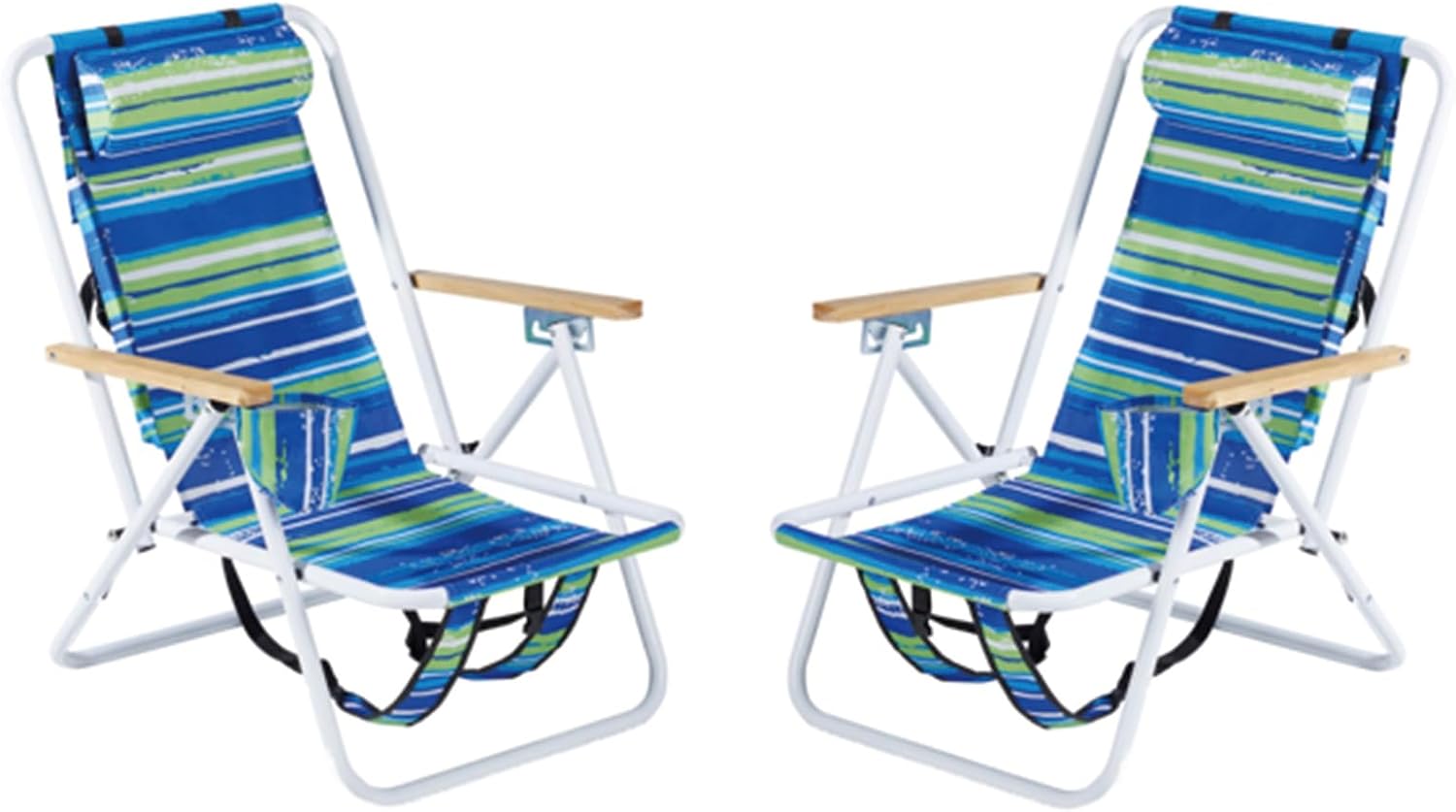 Folding Beach Chair Set - Portable Comfort with Style, MATONELL