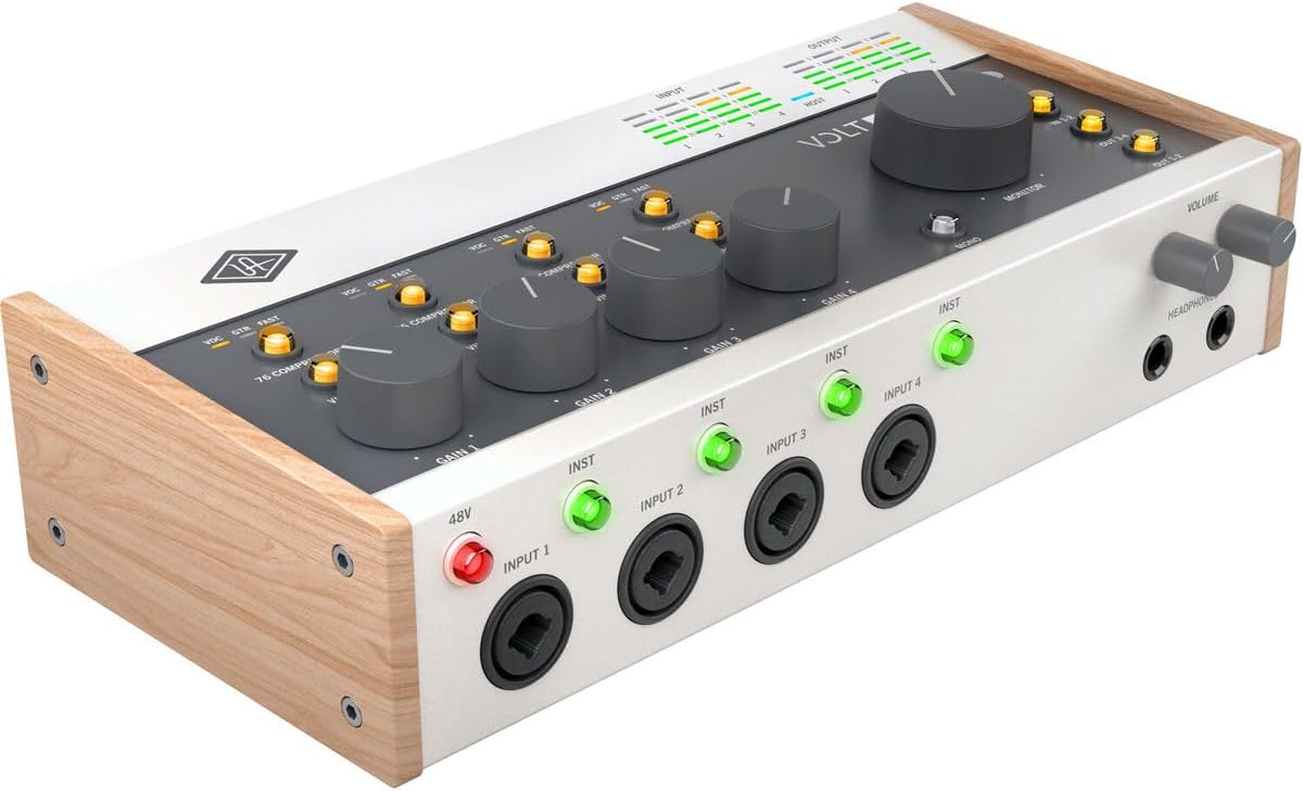 Universal Audio Volt 476p USB Recording Studio Audio Interface Review