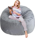 3 Ft Large Bean Bag Chairs for Adults with Memory Foam Comfort