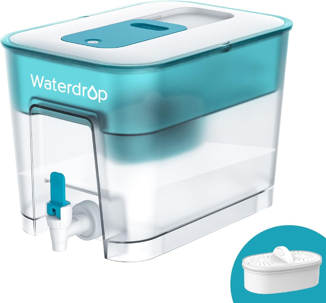 Waterdrop 200-Gallon Long-Life 40-Cup Water Filter Dispenser
