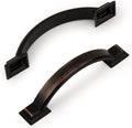 Probrico 30 Pack Oil Rubbed Bronze Cabinet Pulls 3 Inch Hole Center