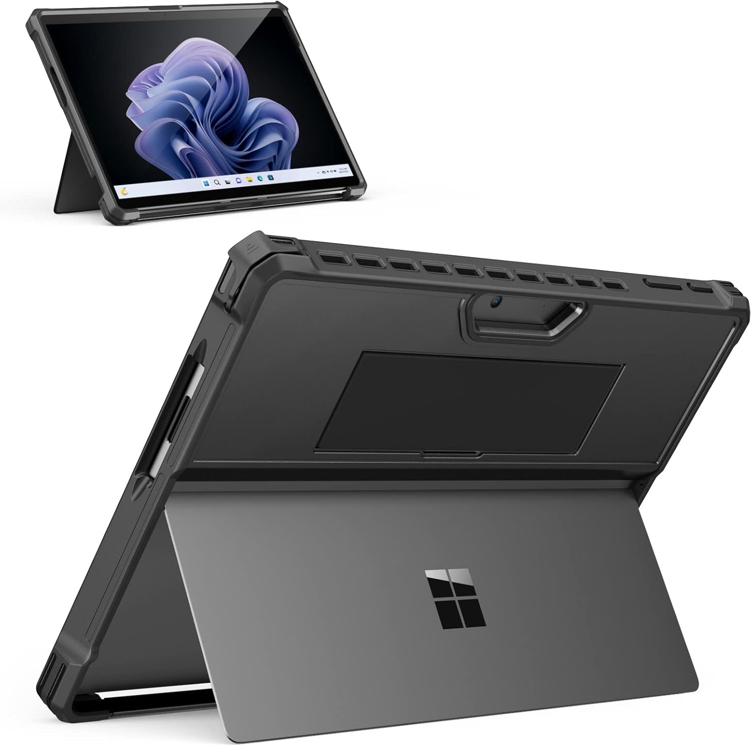 MoKo Case for Microsoft Surface Pro 11, 10, 9 - Rugged Cover