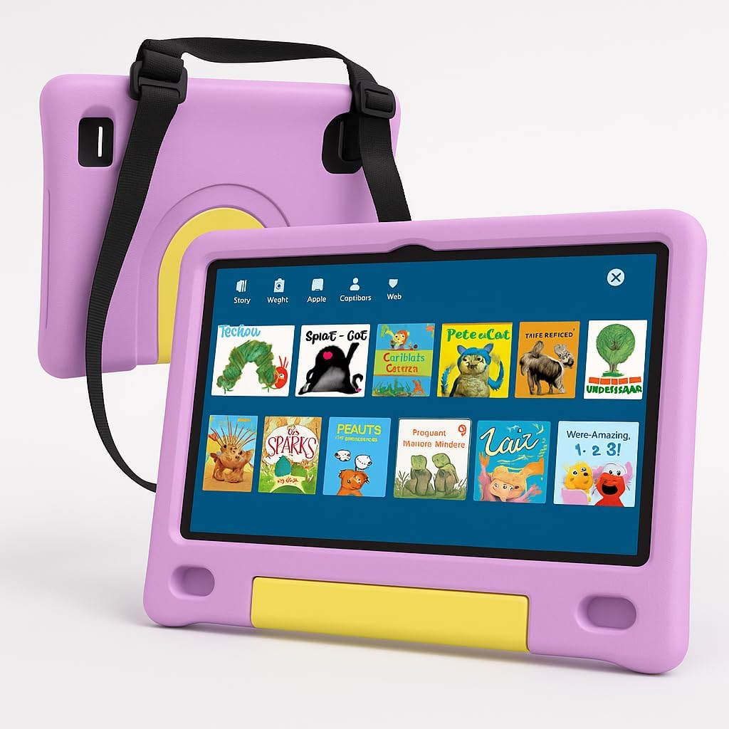 10.1 Inch Kids Tablet with Shockproof Case for Learning Fun